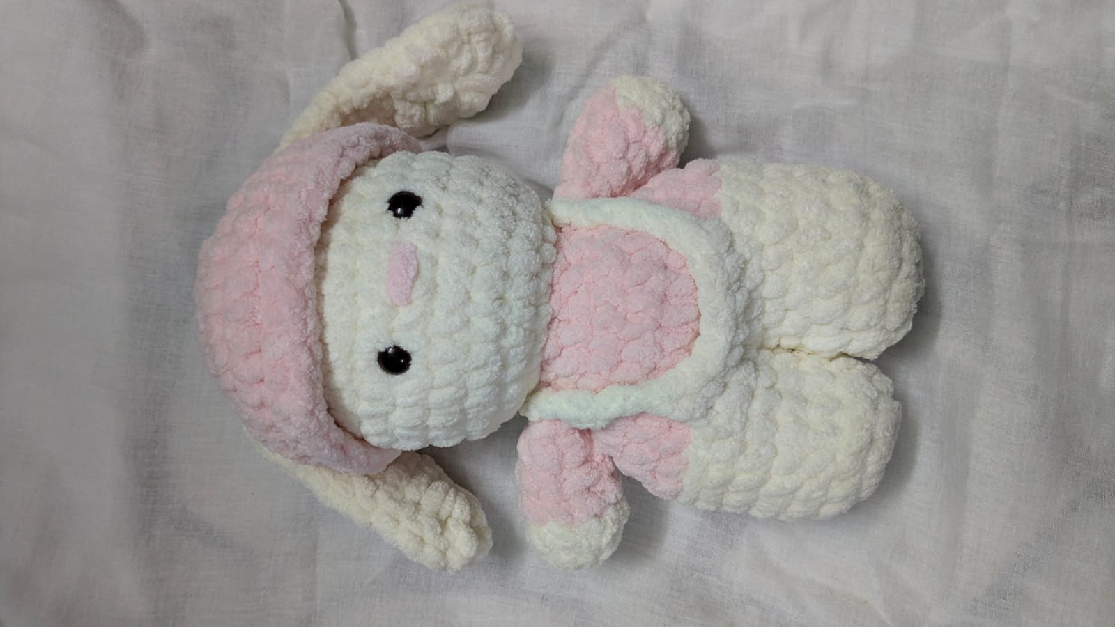 Fluffy Pastel Bunny Plush